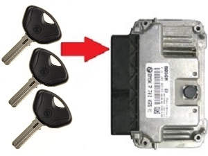 BMW 3x clé à puce la programmation → ECU unit - Cliquez sur l'image pour la fermer