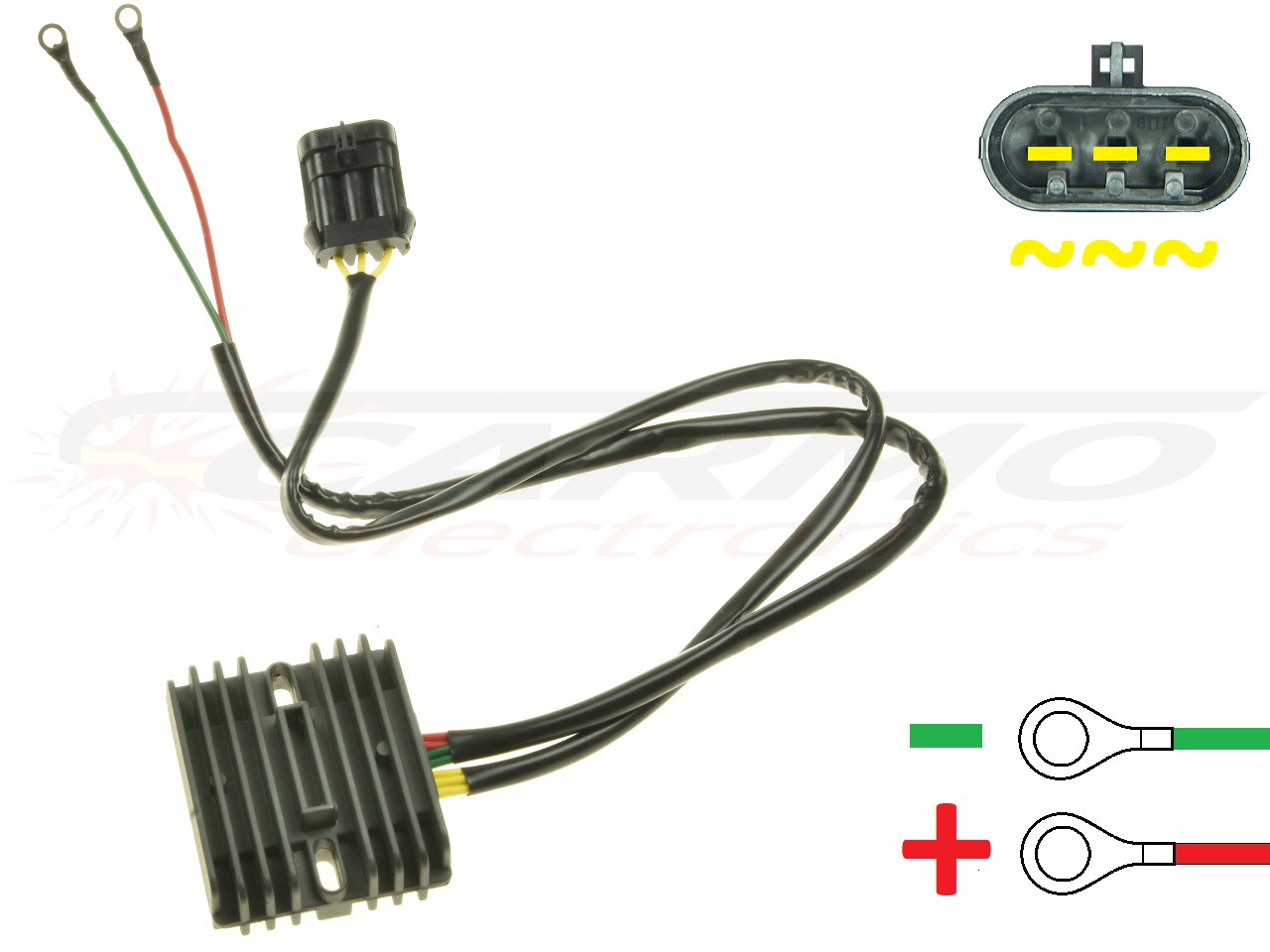 CARR694-PO - Polaris Sportman RZR MOSFET Régulateur de tension redresseur (4014029, 4015229, 4013247, 4013904) - Cliquez sur l'image pour la fermer