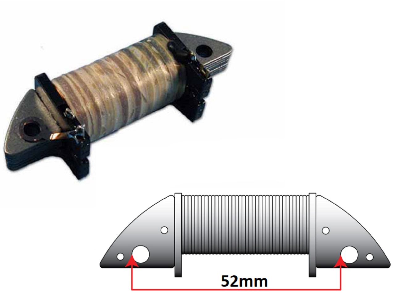 bobines d'allumage Kawasaki KX400 KX500 KDX200 Yamaha DT175 YZ465 YZ490 DT50 DT125L - C33 - Cliquez sur l'image pour la fermer