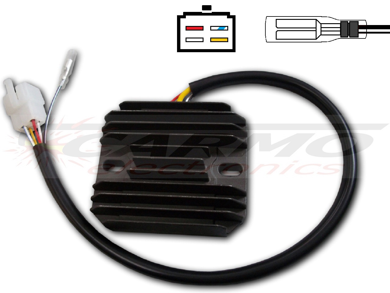 CARR111 - Suzuki MOSFET Régulateur de tension redresseur (32800-24500 / 32800-24501 / 32800-43410) - Cliquez sur l'image pour la fermer