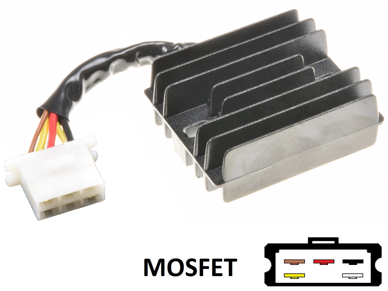 CARR204-KZ - Kawasaki KZ MOSFET Régulateur de tension redresseur (SH522-12, 21066-1032) - Cliquez sur l'image pour la fermer