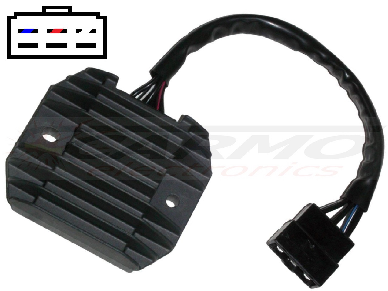 CARR694VN 30cm Kawasaki VN800 ZX6R MOSFET Régulateur de tension redresseur - Cliquez sur l'image pour la fermer