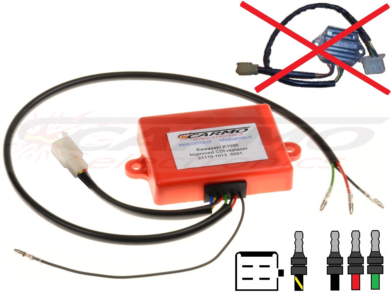 Kawasaki Z1000 IC IGNITER 21119-1013 -5001 - Cliquez sur l'image pour la fermer