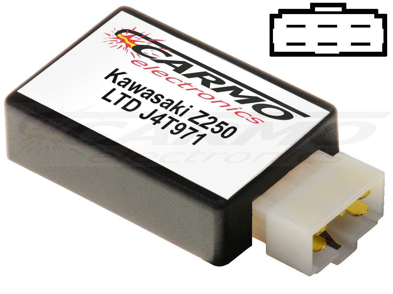 Kawasaki Z250 KZ250 LTD TCI CDI dispositif de commande boîte noire (J4T971) - Cliquez sur l'image pour la fermer