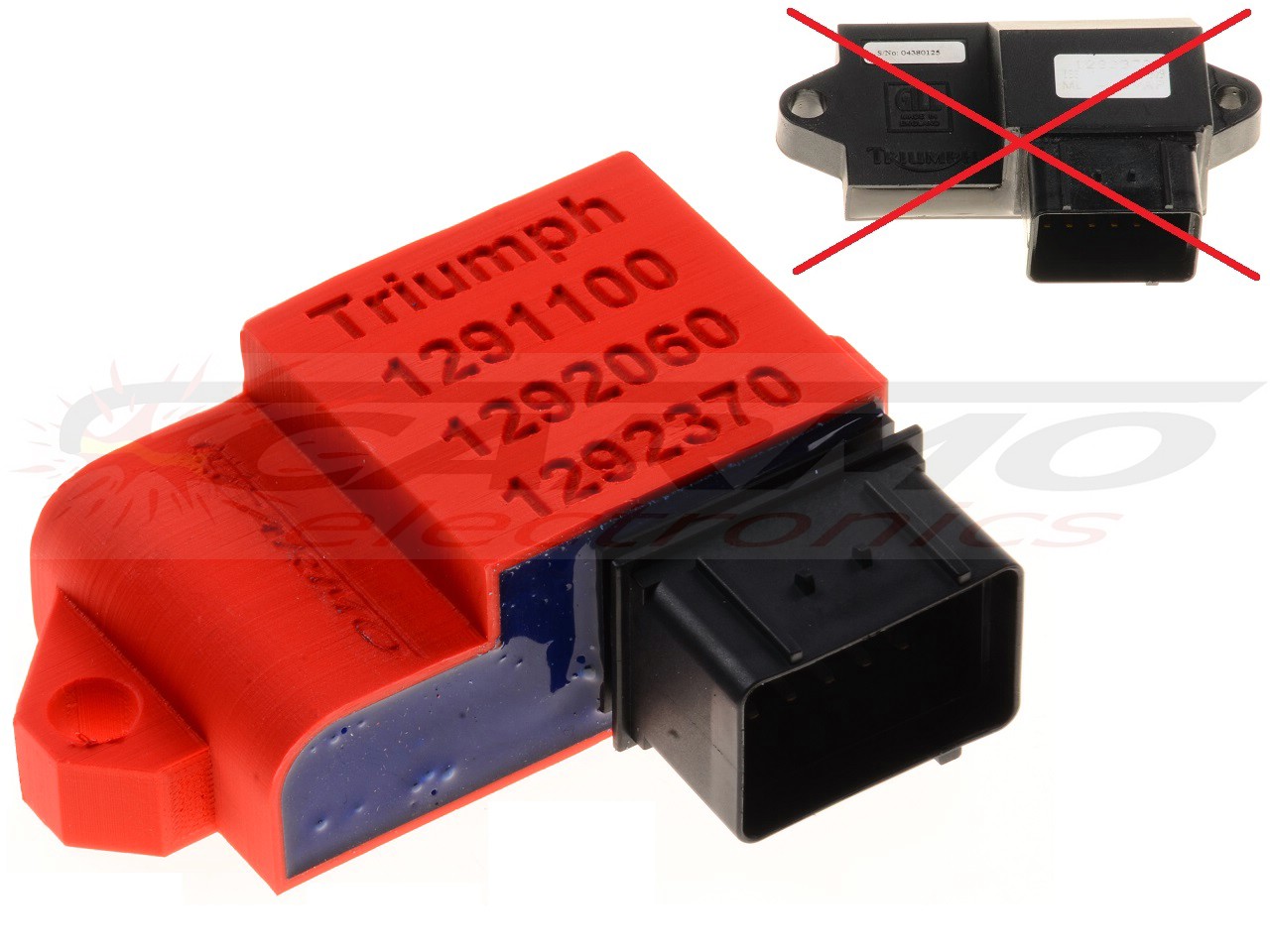 Triumph Speedmaster (1292060, T1292060) TCI CDI dispositif de commande boîte noire - Cliquez sur l'image pour la fermer