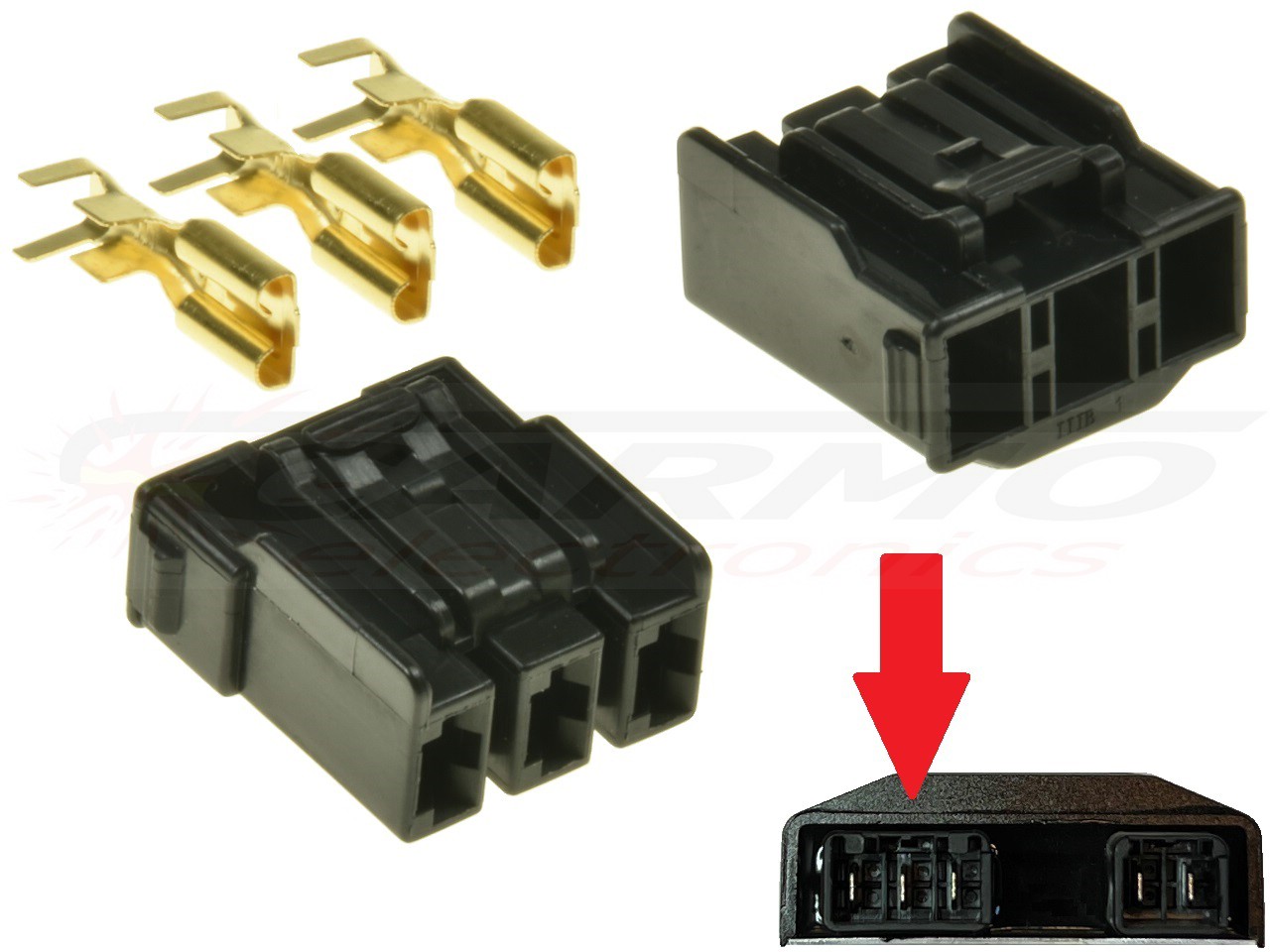 CARR2102 Honda alternateur Connecteur redresseur régulateur de tension FH014AA / SH750AA - Cliquez sur l'image pour la fermer