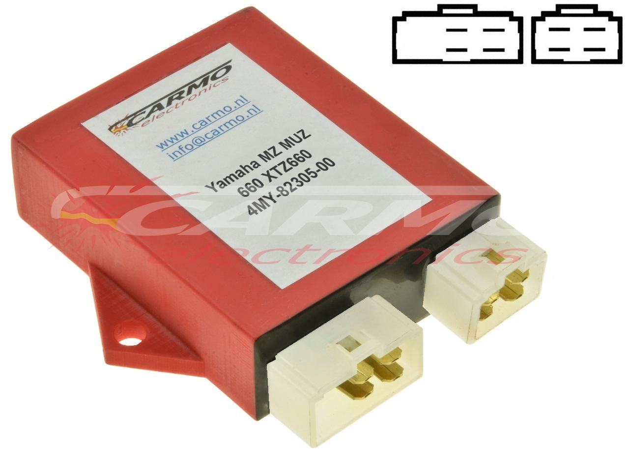 Yamaha MZ MUZ 660 XTZ660 Ténéré TCI CDI dispositif de commande boîte noire (4MY-82305-00, 131800-6150) - Cliquez sur l'image pour la fermer