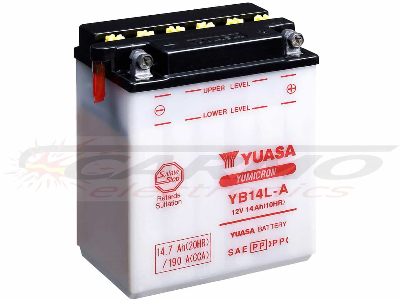 Yuasa YB14L-A accu voor Yamaha XTZ750 Super Tenere 1989-1996 3LD - Cliquez sur l'image pour la fermer