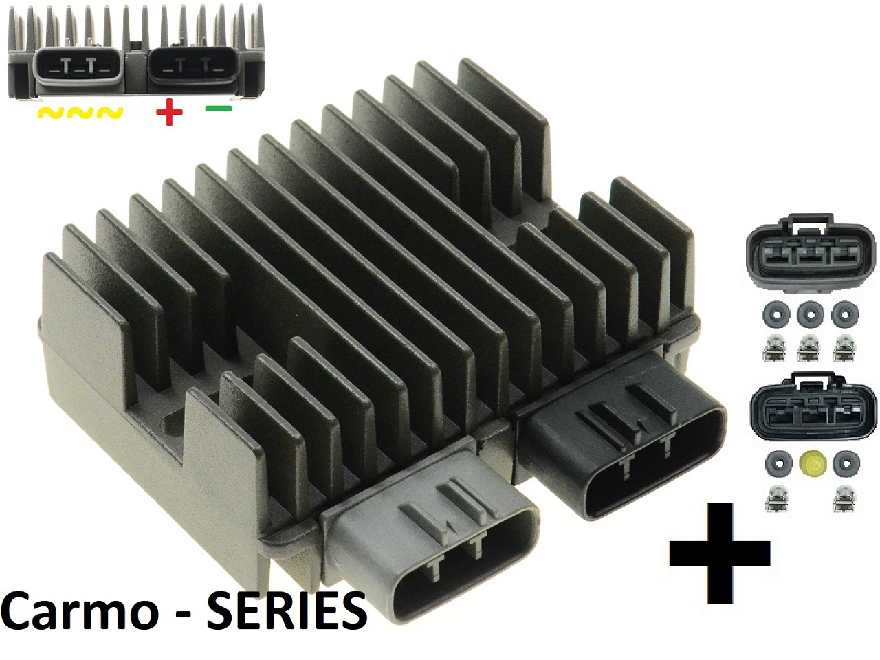 CARR5925-SERIE - MOSFET SERIE SERIES Redresseur de régulateur de tension (amélioré SH847) aimer compu-fire + connecteurs - Cliquez sur l'image pour la fermer